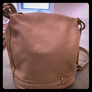 Valentina Bucket Leather Handbag